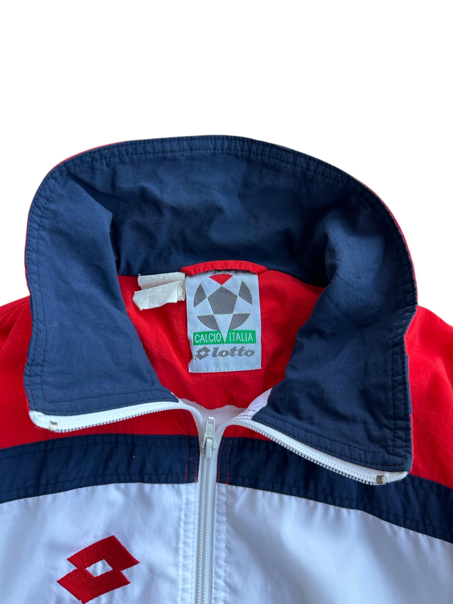 Vintage Lotto Calcio Italia Nylon Track Jacket - Etsy