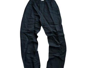 Vintage Georges Rech Synonyme Linen Woman Pants Sz S
