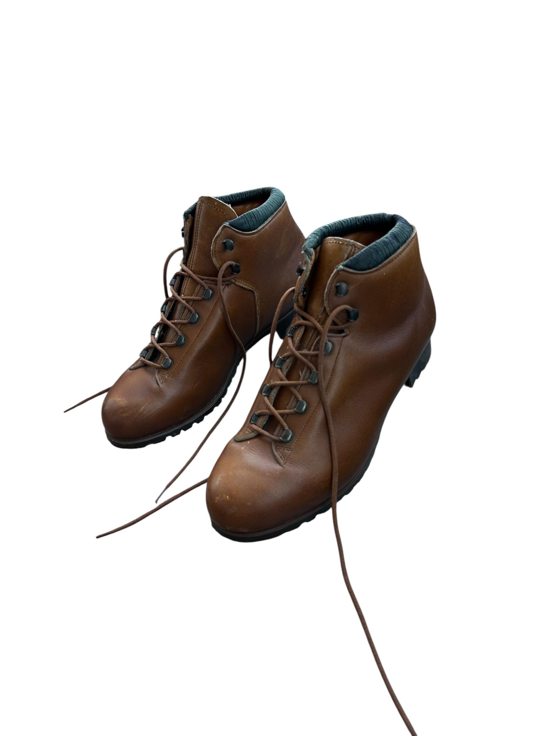 Bottes Randonnée Vintage Raichle Homme Pointure 8 M - Cuir Suisse, Semelle Vibram