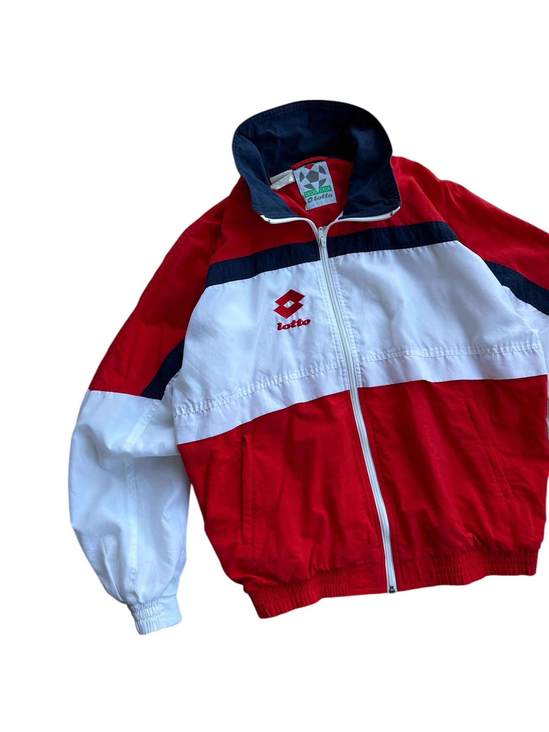 Vintage Lotto Calcio Italia Nylon Track Jacket - Etsy