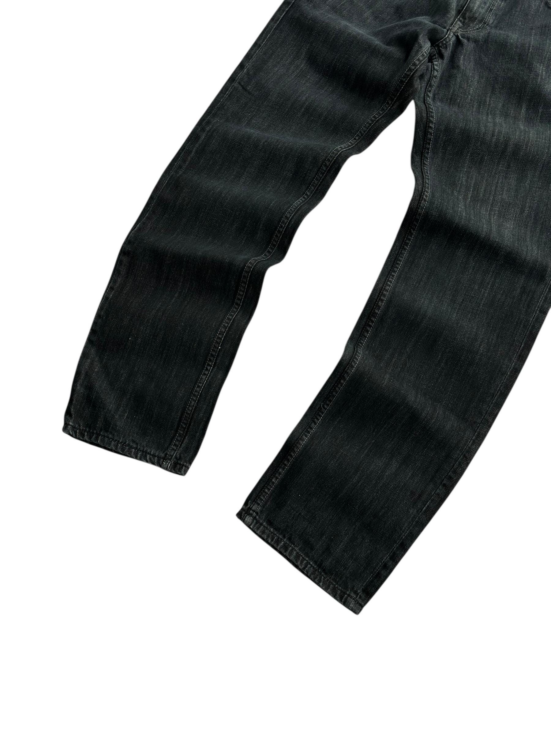 ヴィンテージ ECKo Unltd ルーズフィット バギー ブラック ヘビー