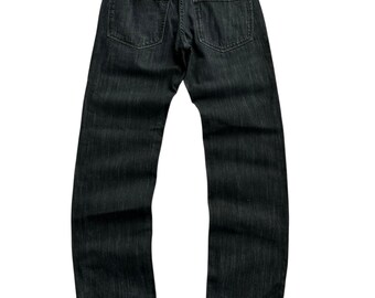 ヴィンテージ ECKo Unltd ルーズフィット バギー ブラック ヘビー