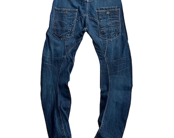 G-star RAW Arc 3D Jeans – Loose Tapered Distressed Denim - Etsy