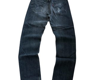 vintage Jeans en denim Levi's UK pour hommes, taille L