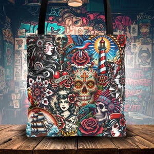 Ed Hardy Tote Bag - Etsy