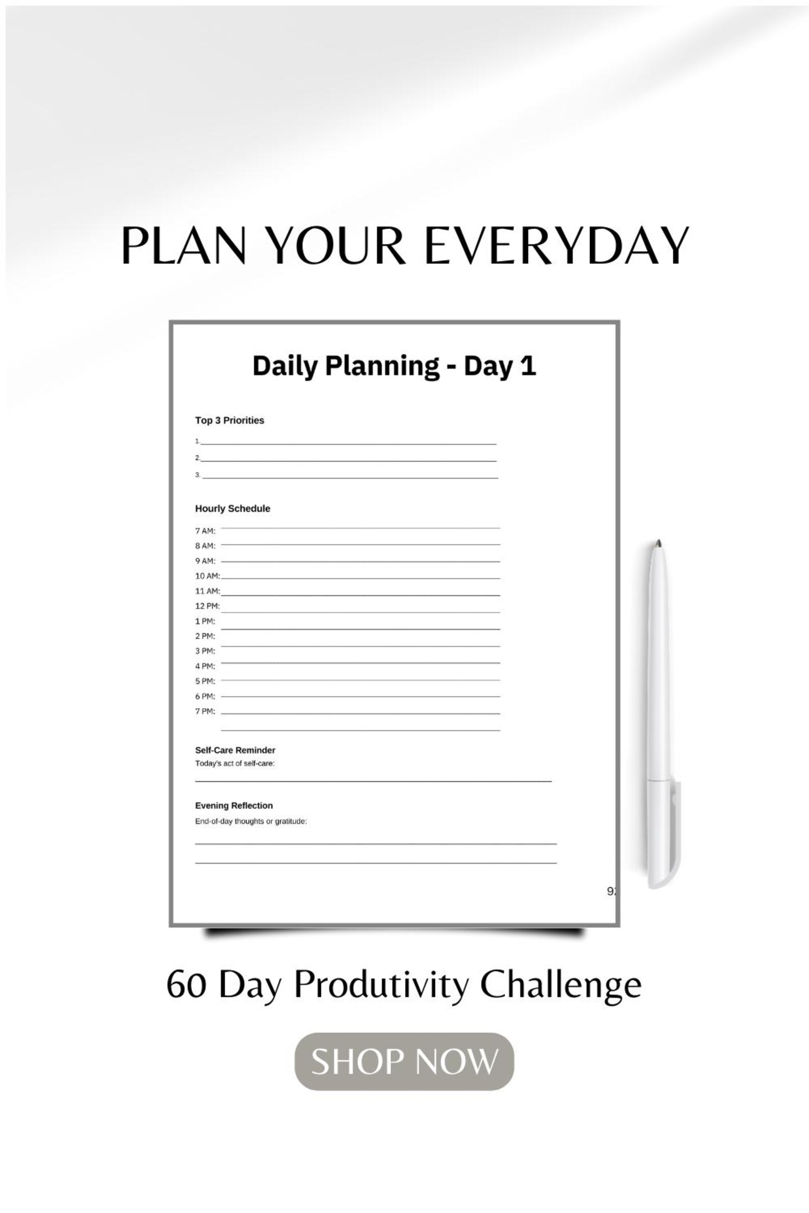 2025 Printable Planner 200-page Printable PDF for Goal Setting, Self ...