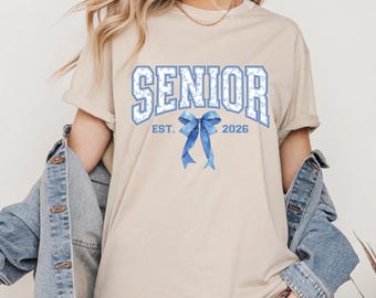 Senior 2026 Hoodie, T-Shirt, Sweatshirt – Class of 2026 Graduation Outfit, Senior Year Gift,  Grad Party Shirt, Trendy Senior Merch