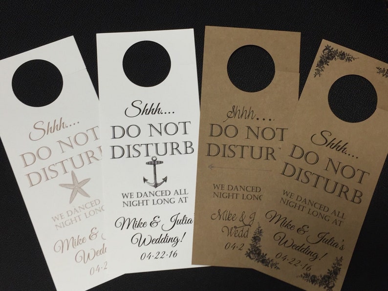 Wedding hotel door hangers starfish door hangers guest Etsy