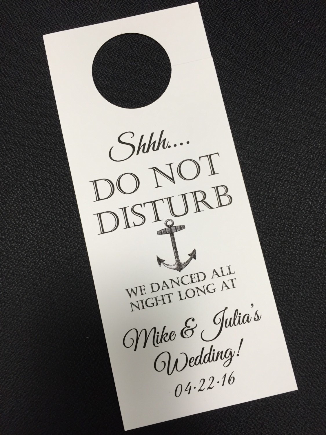 Wedding hotel door hangers anchor door hangers guest goodie Etsy