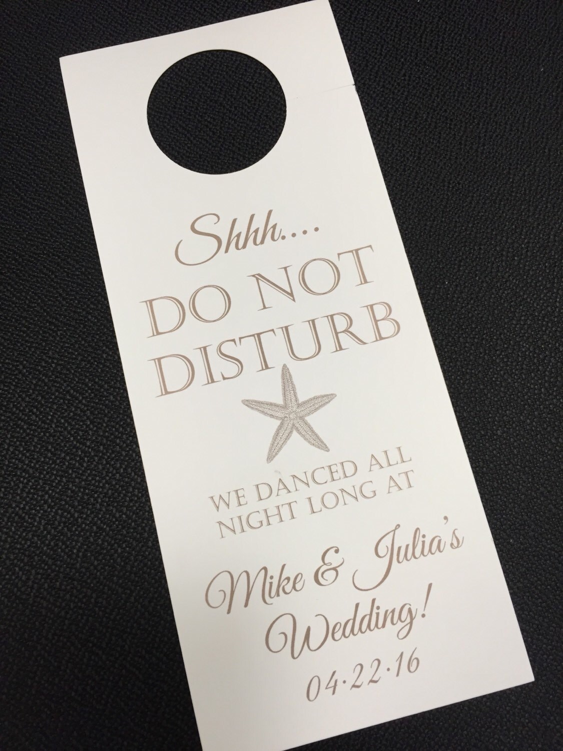 Wedding hotel door hangers starfish door hangers guest Etsy