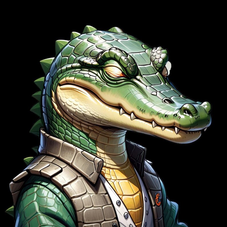 The Gator VTUBER Pngtuber for Veadotube / Vtubing Kick Twitch Discord ...