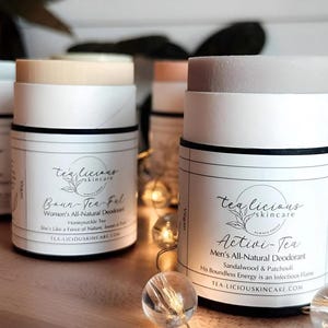 Natural + Vegan Deodorants for Men and Women, Nontox and Long Lasting | No harmful chemicals | Ready-to-Ship