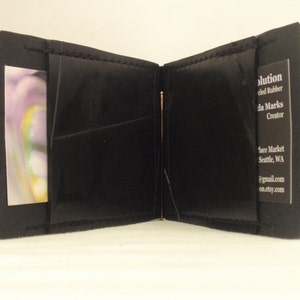 Cartera de clip de goma reciclada
