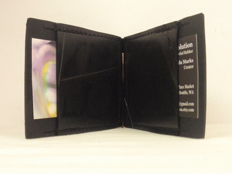 Recycled Rubber Money Clip Wallet Etsy - image 0