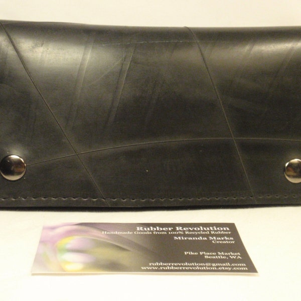 Handmade Recycled Rubber Long Wallet
