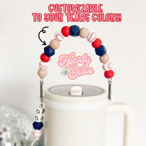 Stanley Cup handle , water bottle handle, Stanley Cup Accessories, Tumbler Handle, Silicone Bead handle, tumbler chain, handle for tumbler