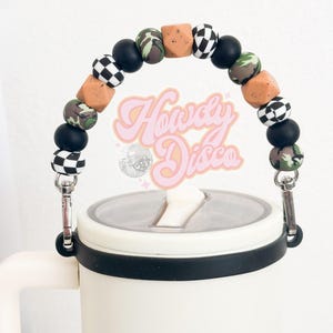 Stanley Cup handle , water bottle handle, Stanley Cup Accessories, Tumbler Handle, Silicone Bead handle, Gifts for her, handle for tumbler