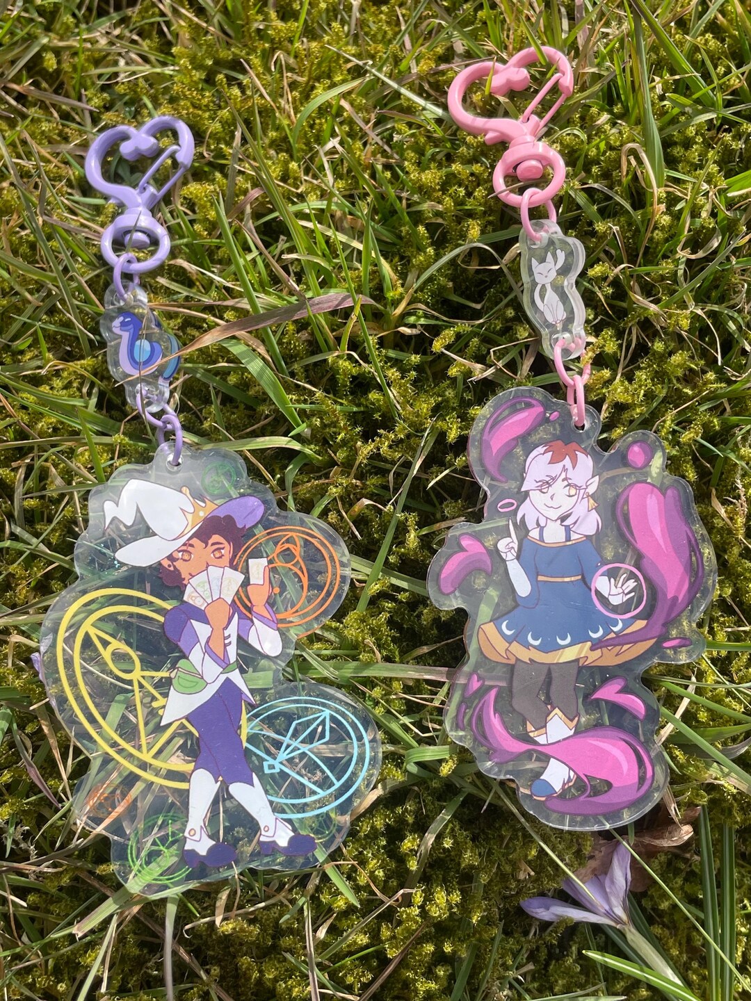 Toh Keychain TOH Luz and Amity Keychains - Etsy