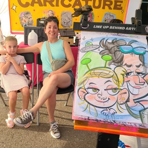 Custom Cartoon Caricature Full Color |Portrait from Photo |Funny Personalized Drawing |Gift Friends Couples Pets Family |Made to Order