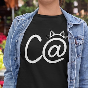 Cat Lover Shirt | Cute Cat T-Shirt, Gift for Cat Mom or Dad, Pet Mom Shirt, Cat Owner Gift, Cat Lover Gift, C@ Tee, Kitty T-Shirt
