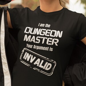 Funny Dungeon Master Tee, DND Tabletop Humor, DM Gift, Rpg Settings, Dungeons and Dragons, Funny Dungeon Master Gift, TT Rpg Roleplay