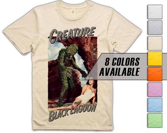 Creature from the Black Lagoon V23 retro movie Men's T Shirt all sizes S-5XL 8 Colors available
