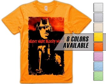 Silent Night, Bloody Night V1 Men's T Shirt all sizes S-5XL 8 Colors available