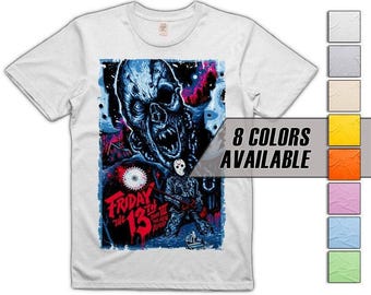Friday the 13th V3 Men's T Shirt all sizes S-5XL 8 Colors available