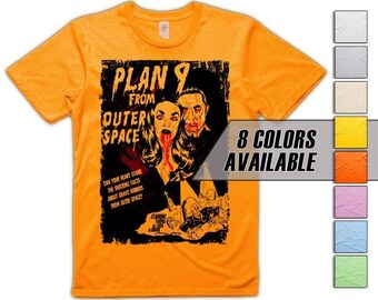 Plan 9 from Outer Space (Vampira) V1 Men's T Shirt all sizes S-5XL 8 Colors available