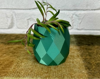 indoor pot planter, 3D printed, plant pot, planter