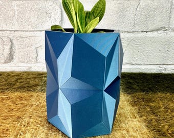 indoor pot planter, 3D printed, plant pot, planter