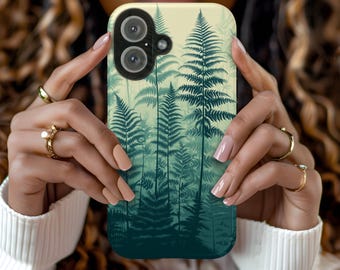 Fern Design Phone Case: Durable Botanical Cover