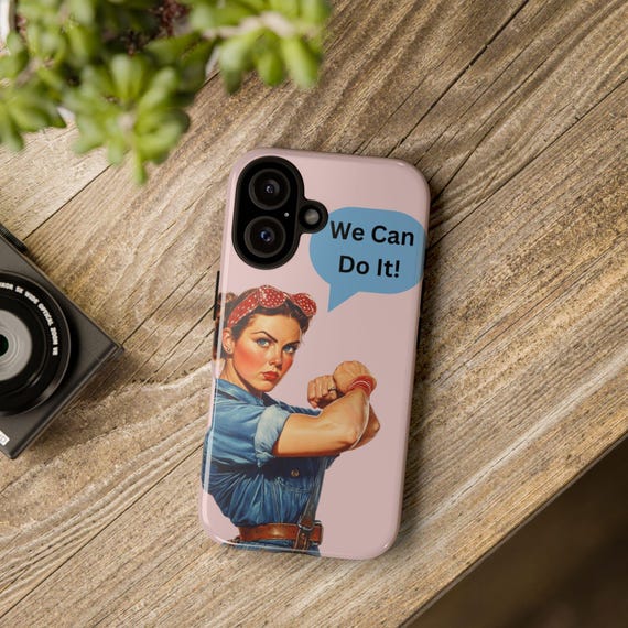 Rosie the Riveter Phone Case: Vintage Feminist Art Tough Cover - Etsy Rosie the Riveter Phone Case: Vintage Feminist Art Tough Cover - Etsy