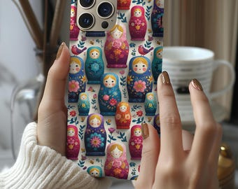 Matryoshka Doll Phone Case – 3D Russian Nesting Dolls Design