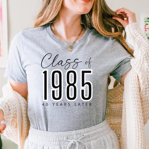 Class Reunion Shirt Personalized 40th Reunion Tshirt Class 1985 Group Matching Shirts 1995 Custom Class Tshirt 1975 High School Reunion Gift