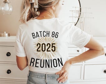 Personalized Class Reunion Shirt: Custom Alumni Group Matching T-Shirt