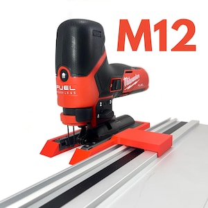 Track Guide for Milwaukee M12 Fuel Jig Saw - Compatible with Milwaukee/Makita/Festool + Tracks