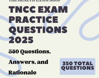 TNCC 10th Edition | 350 Questions, Answers, Rationale