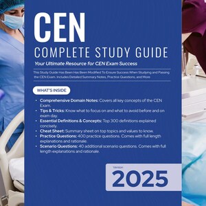 CEN Exam Kompletter eBook Lernführer: 359 Seiten mit grundlegenden Inhalten und Übungsfragen