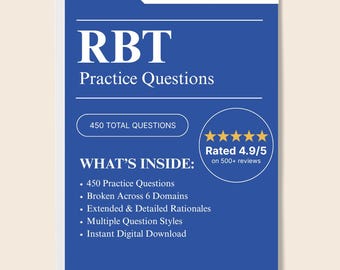 RBT 450 Practice Questions with Detailed Explanations