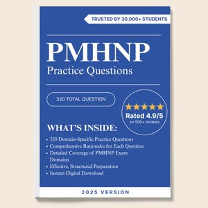 320 preguntas de práctica del dominio PMHNP con justificación detallada