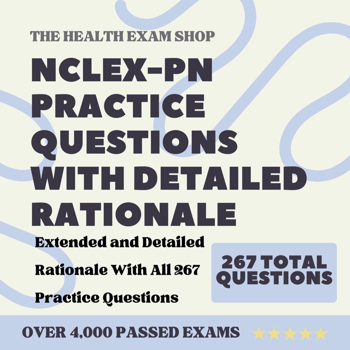 NCLEX-PN 2025 | 267 Practice Questions with Detailed Rationale