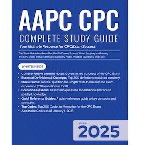 AAPC CPC Exam Study Guide: Mock Exams & Cheat Sheets (eBook)