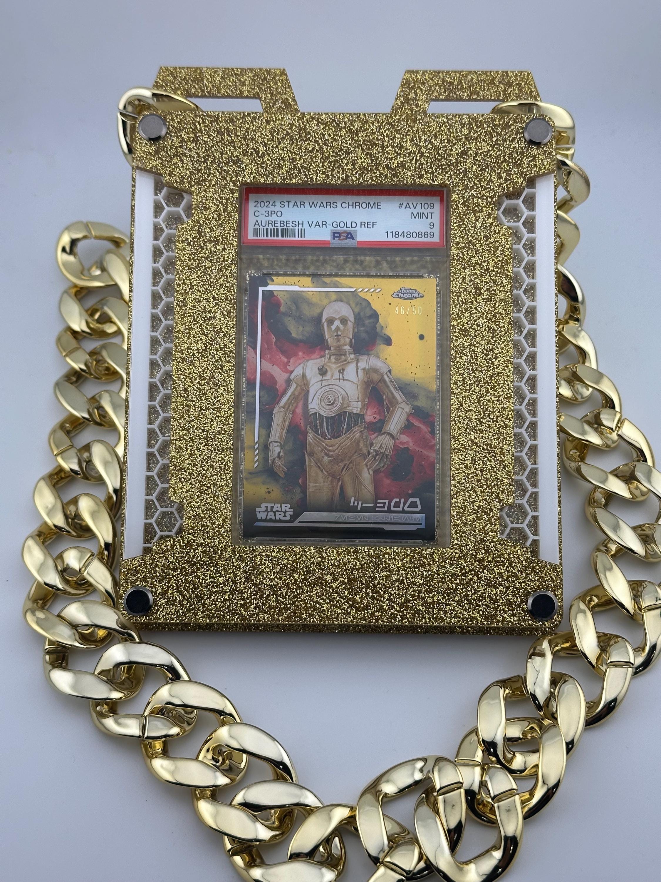 Wearable Card Holder Chain for PSA BGS CGC Slabs - Show Off Sports or Pokmon Card. Slab- Dallion Wearable Card Holder Chain for PSA BGS CGC Slabs - Show Off Sports or Pokmon Card. Slab- Dallion