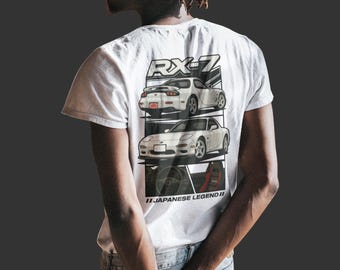 Mazda FD RX7 Shirt, Car Guy, JDM, Rotary Engine