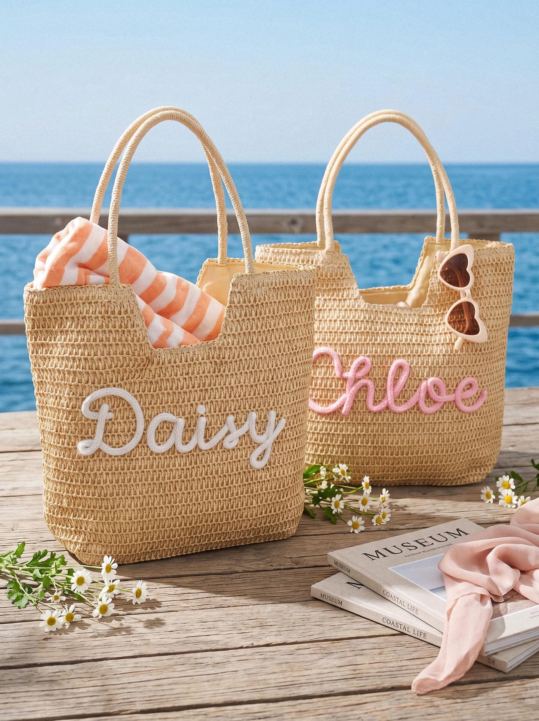 モノグラムトートバッグ - Etsy 日本