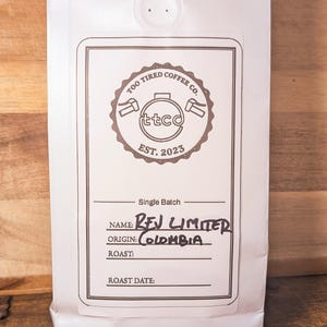 Granos de café Huila colombiano – Tostados al momento, origen único / Limitador de revoluciones