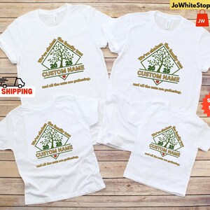 Camisa de árbol genealógico personalizada, regalos personalizados, camisas de reunión familiar, regalos de reunión personalizados, regalos de fiesta de cumpleaños, camisas a juego para primos