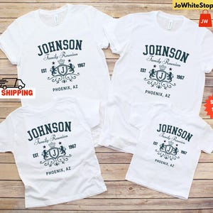 Custom Family Reunion Shirts, Personalized Gifts Family Reunion Tee, Customized Reunion Gifts  Birthday Party Gifts Matching Reunion Shirts