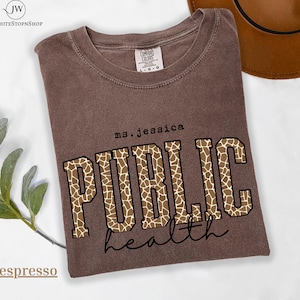 Geometric Public Health Shirt Minimalist Style-Nurse Appreciation Week Modern Nurse Shirt-Vaccinated Shirt-Gift For Epidemiologist